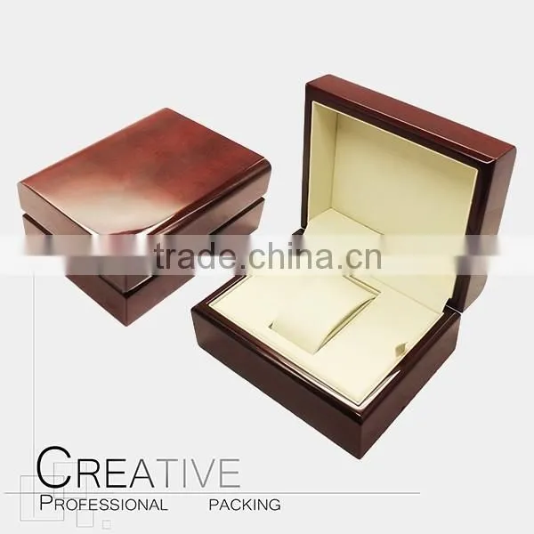 Single MDF high gloss wooden watch box