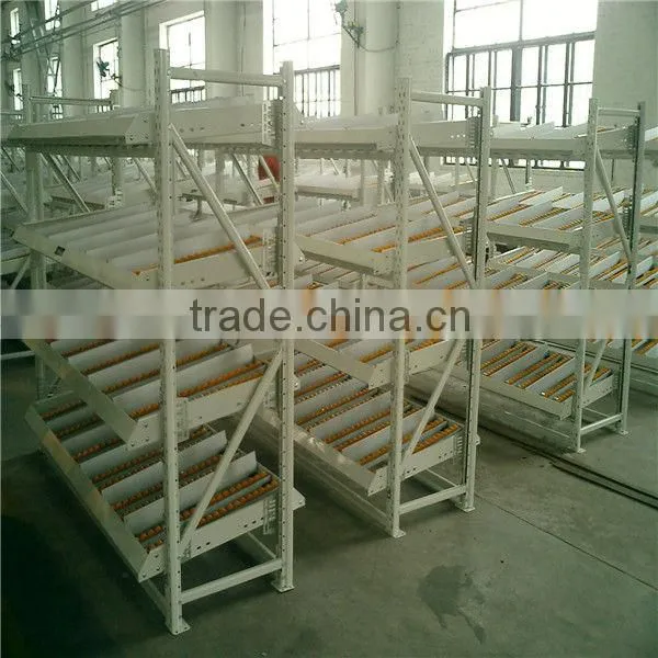 guangzhou factory custom carton flow rack
