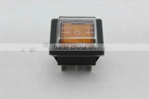 YU3-13 6 Pins balck on-off-on electrical dpst rocker switch
