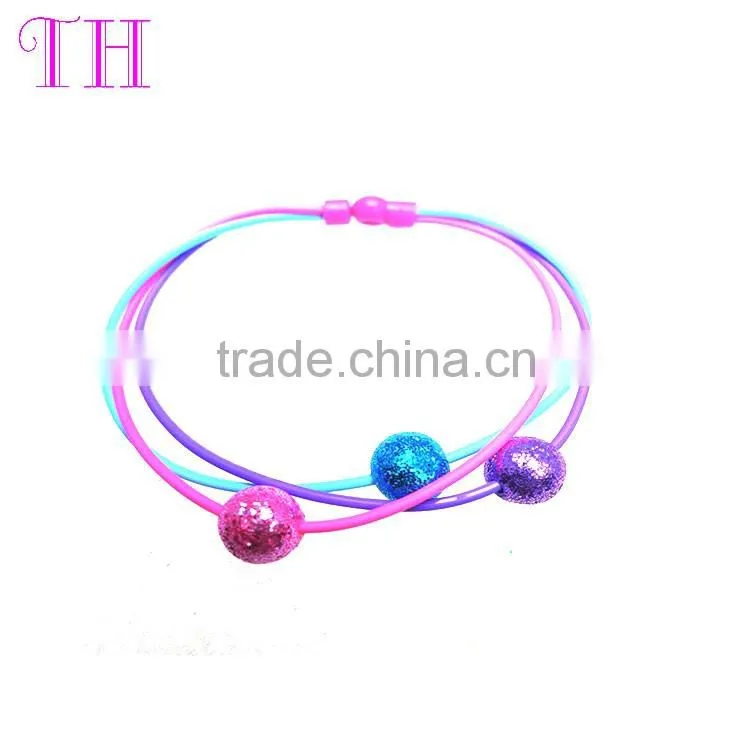2016 Kids fashion handmade hair band of polymer clay ,elastic hair band