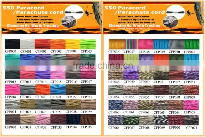 Wholesale outdoor hiking and fishing Paracord Bottle Survival Gear