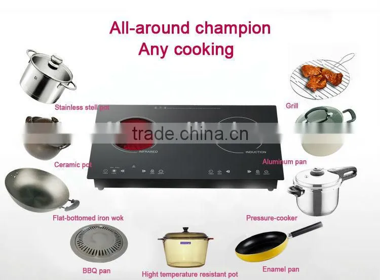 Grade A crystal glass small infrared heaters touch screen controller induction cooker pcb borad