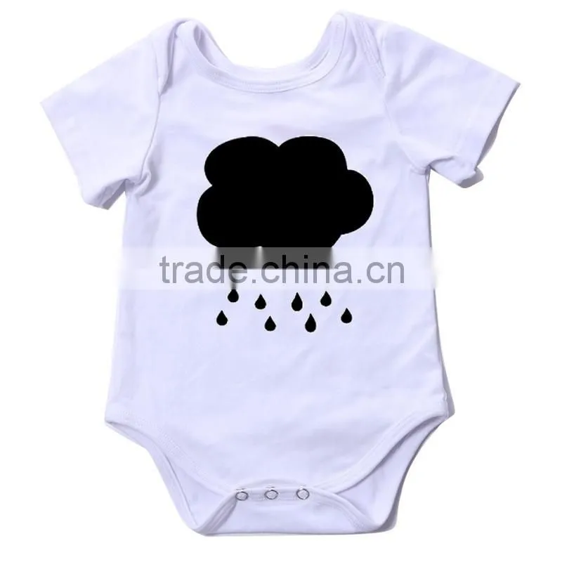 Baby Clothing Toddler Clothing Organic Cotton Black Animal Baby Romper