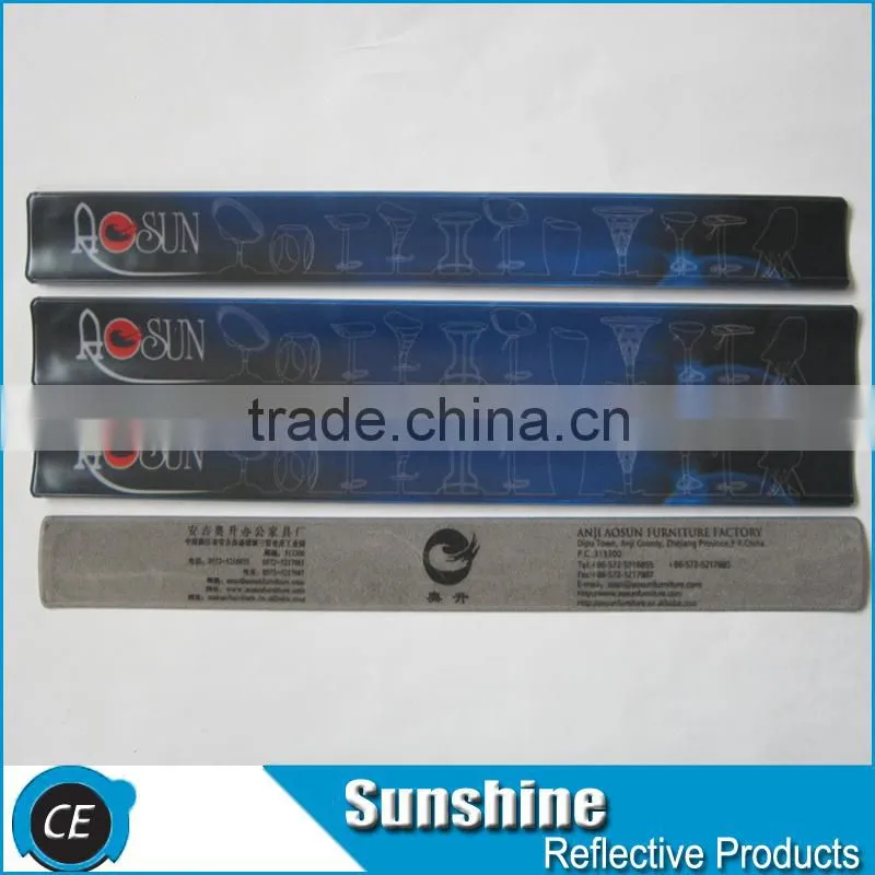 Custom printed pvc slap bracelets