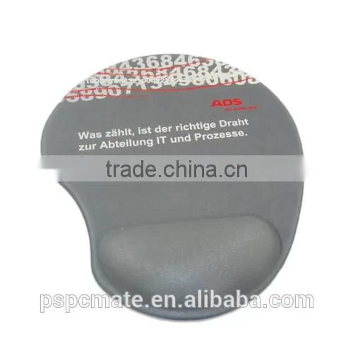 Silicone Gel wristbands Mouse Pad/Mat with Wrist Rest RSI Support red