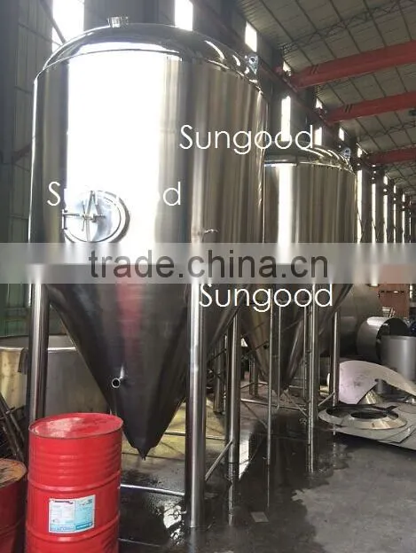 2bbl/3bbl/5bbl/7bbl/10bbl/15bbl/20bbl/30bbl/40bbl/50bbl/60bbl/100bbl Stainless Steel Jacket Fermenter