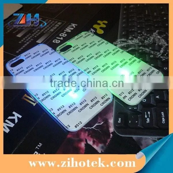 Sublimation LED mobile phone case for iPhone 5/5s