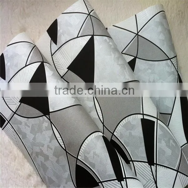 modern style wall paper black and white color
