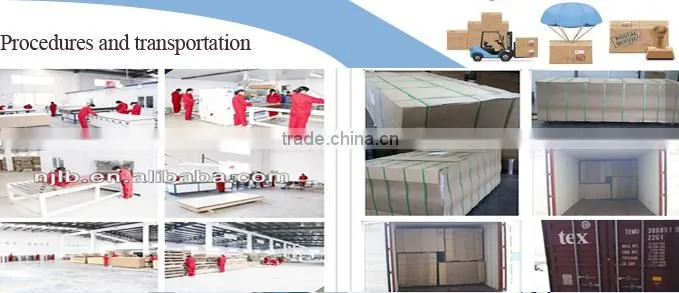 PVC mdf board matte 4*8 from manufacturer with best price in 2015