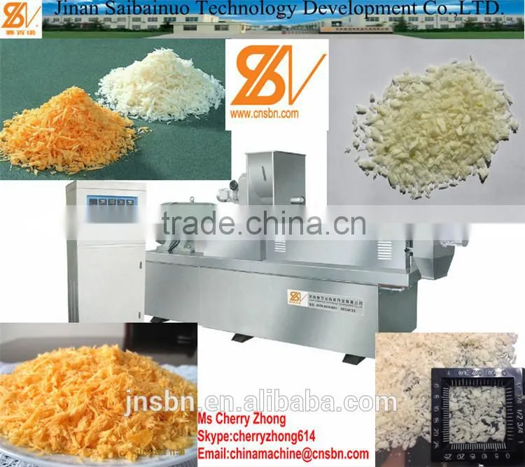 High output customized bread crumbs machine process