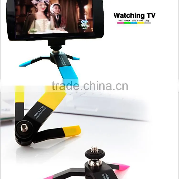 Flexible Mini Tripod Cell Phone Smartphone Pocket Camera Clips Holder octopus tripod + cellphone holder