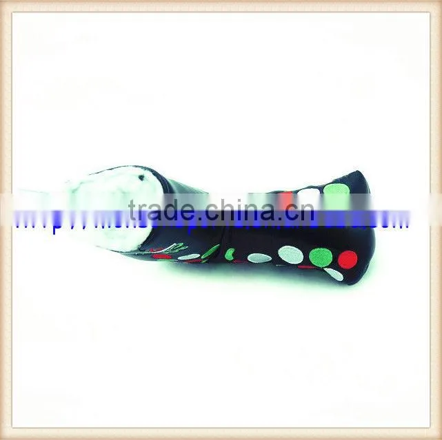 exclusive PU leather golf club head covers for blade putter