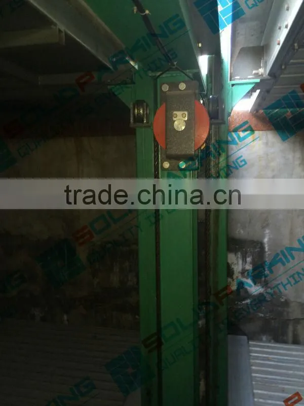 Galvanized Platform Pit Two Post Car Parking System