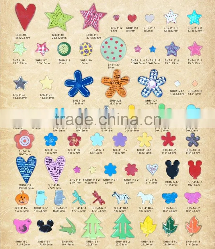 Hot selling brads pearl fabric epoxy flower etc.brads scrapbooking brad point wood drill bits
