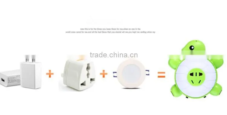Multifunction Double USB charging jacks voice control led Lamp