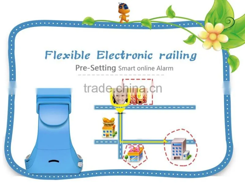 Easy use LBS SOS function the GPS tracker watch for kids