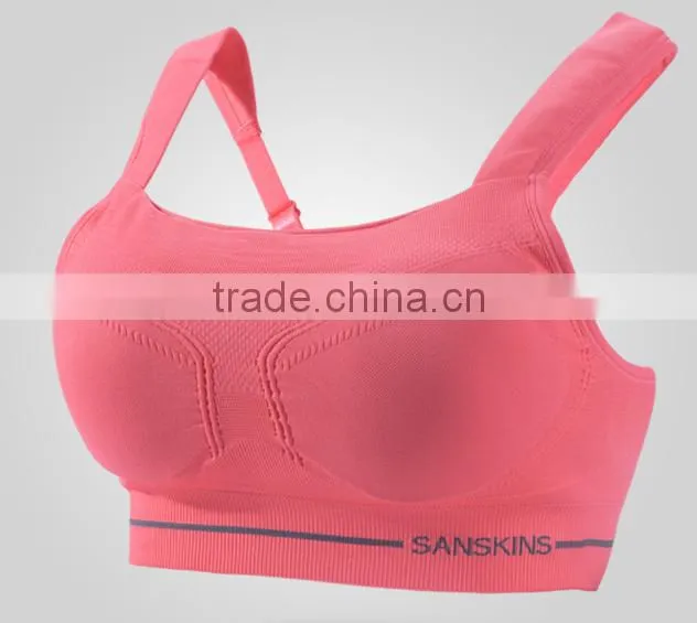 Sex girl breathable sport seamless bra women sports bra