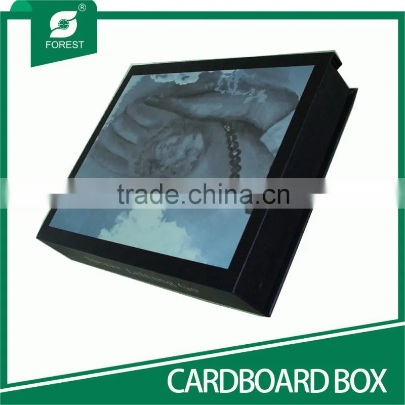 LUXURY CARDBOARD GIFT BOX BLACK MATT BOX