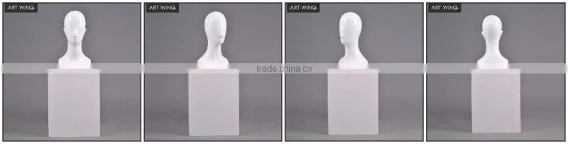 long neck realistic maniquies women heads to display for wigs