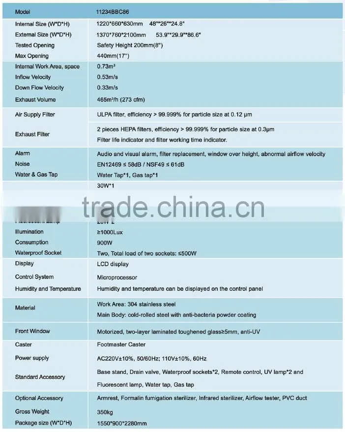 laboratory equipment cytotoxic safety cabinet