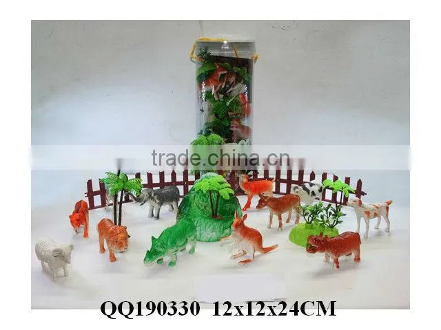 Animal play set, set toy, plastic animal toy