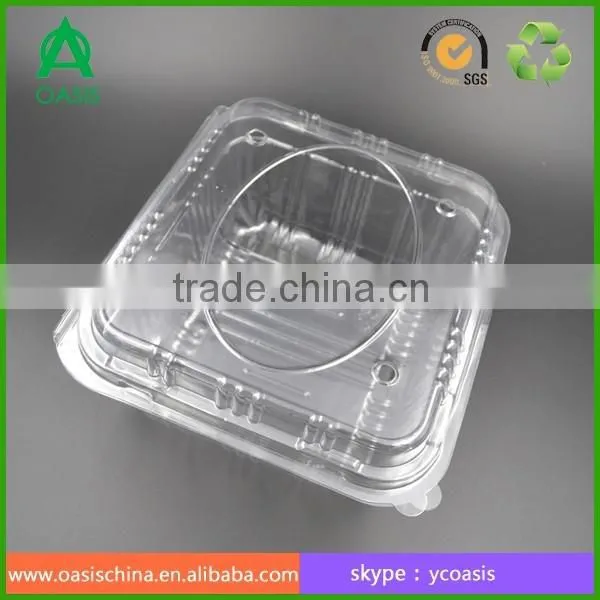 Plastic material vegetable packing box