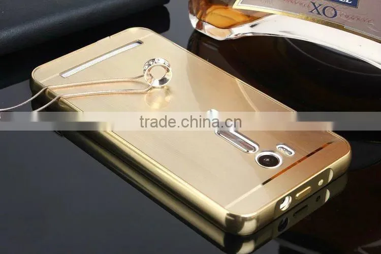 Wholesale Metal Bumper Mirror Cover Phone Case For Asus Zenfone Go