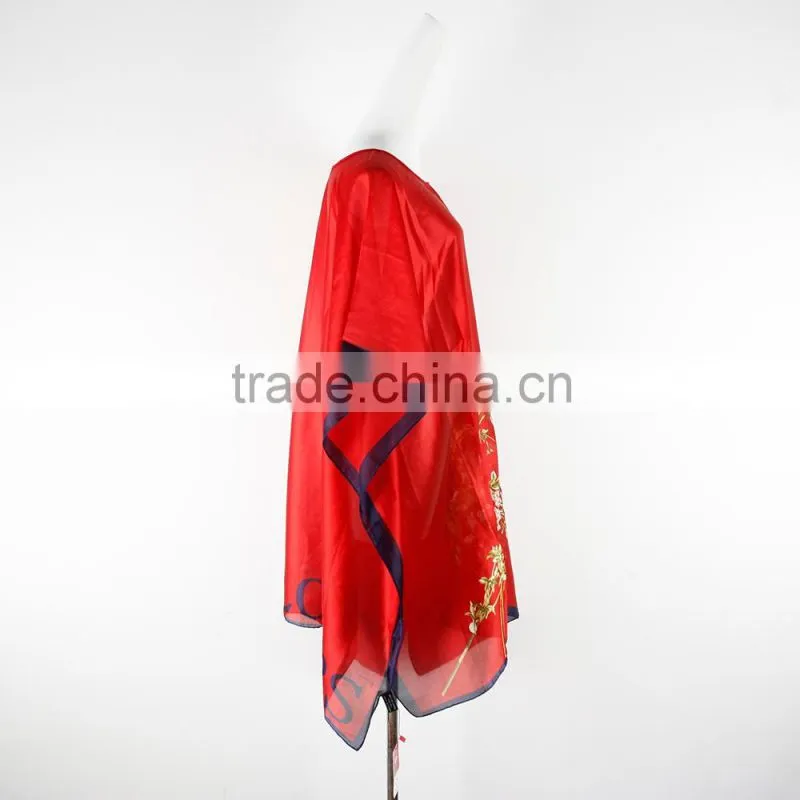 Top quality new style 2016 plus size wholesale chiffon breathable flower dresses