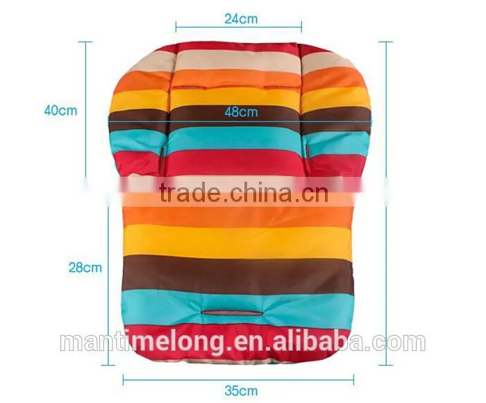 baby stroller pad baby stroller mat baby seat cushion rainbow colors