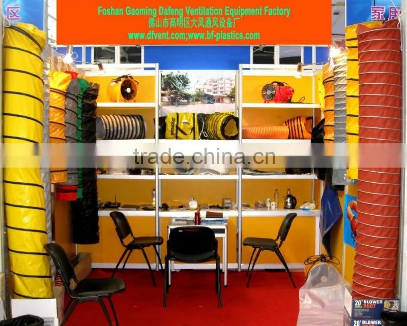 flexible clip strip heat resistant ducting