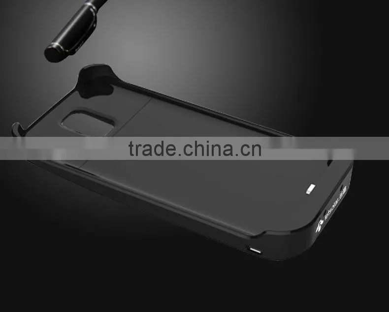 Private model solar battery case for Sam sung S5, portable wireless power bank, high quality wireless charger with custom logo