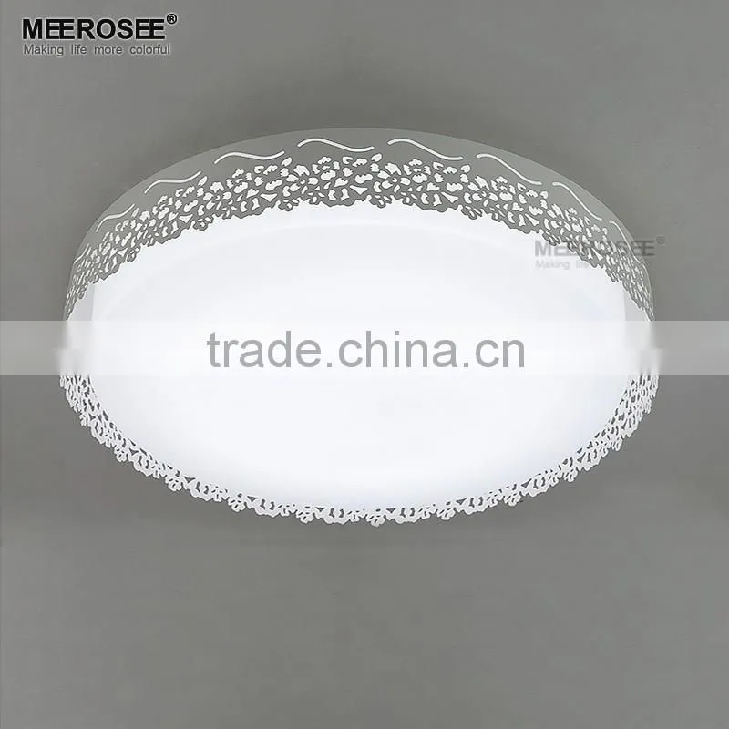 Round Plastic Ceiling Lights Cover LED Flush Mount Cieling Light Fitting MD83061