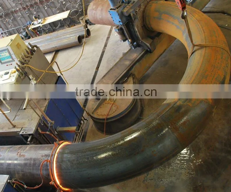 Carbon steel spiral pipe bends