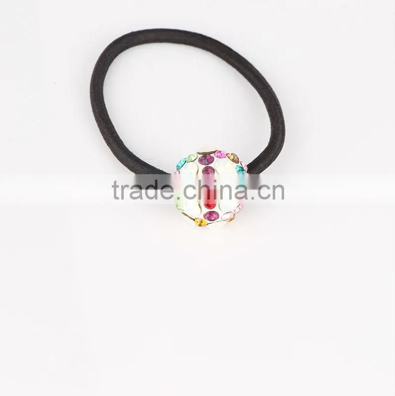 Rhinestone crystal Elastic hair scrunchie , girls hair accessories