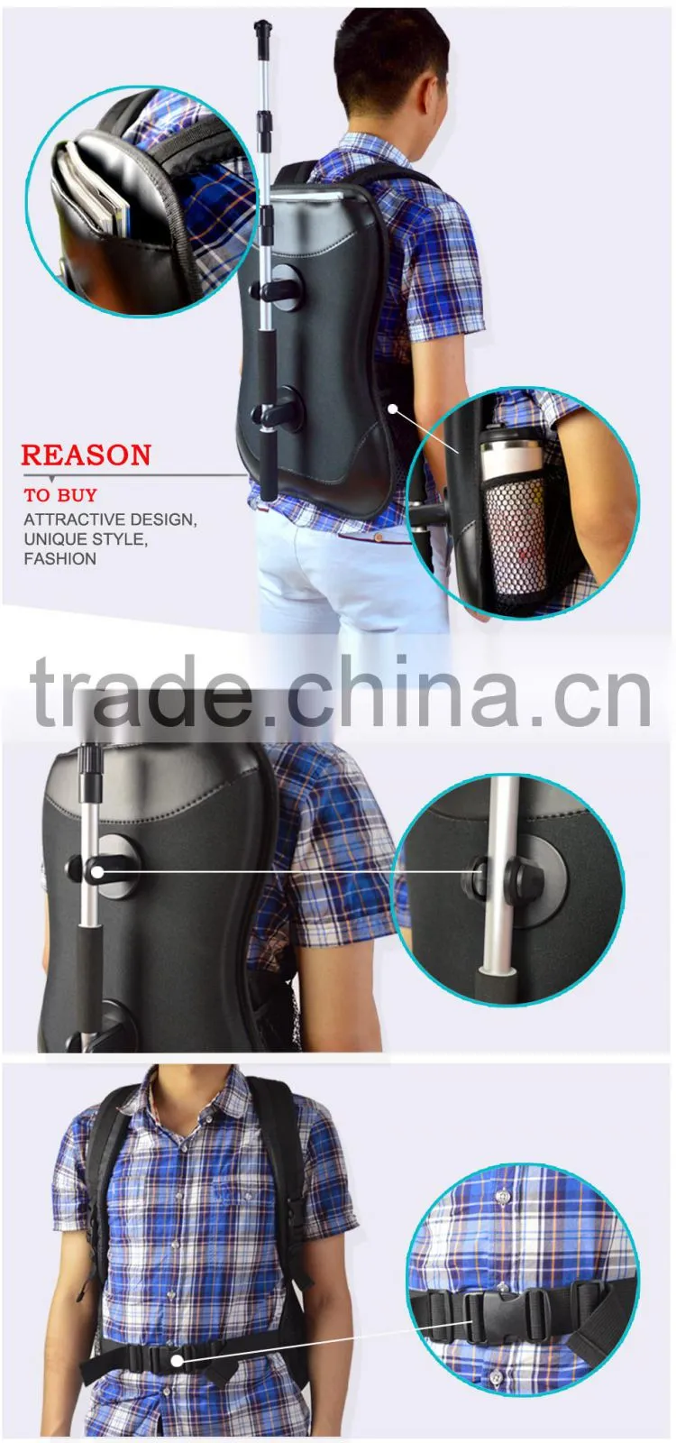 Printing Fabric Sports Advertising Backpack Banner