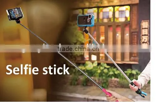 Cable take pole,selfie monopod,selfie stick for iPhone iPad smartphone,suport Android iOS system