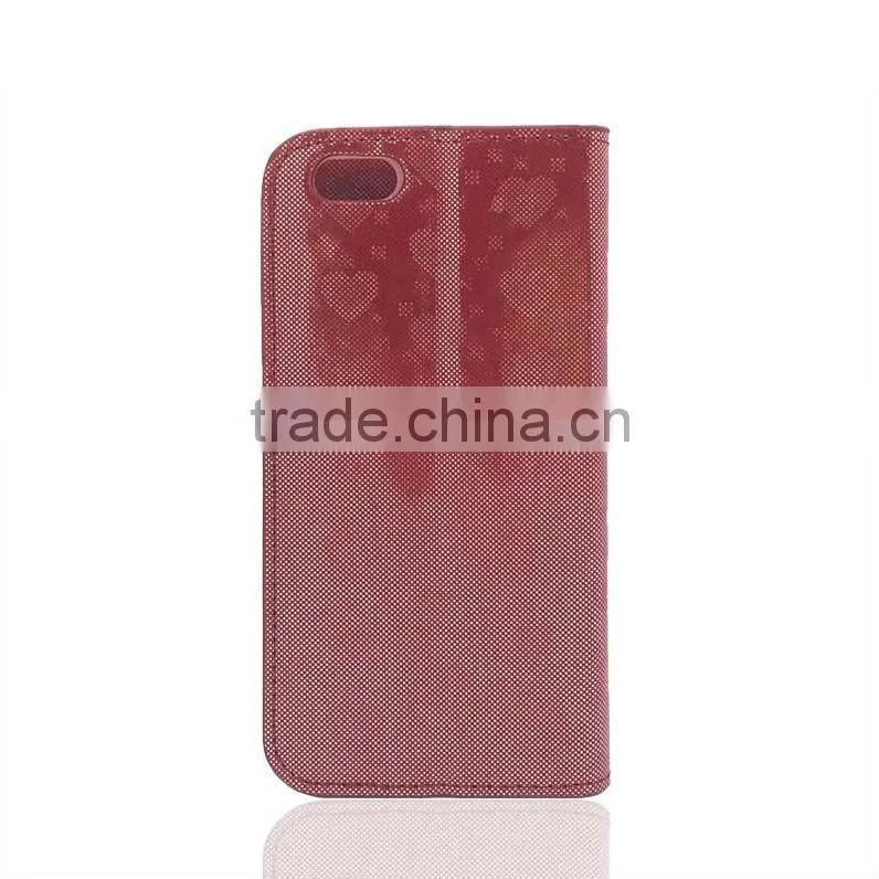 Leather Flip Phone Cover Bling Bling Rhinestone Case For HTC Desire 728 828