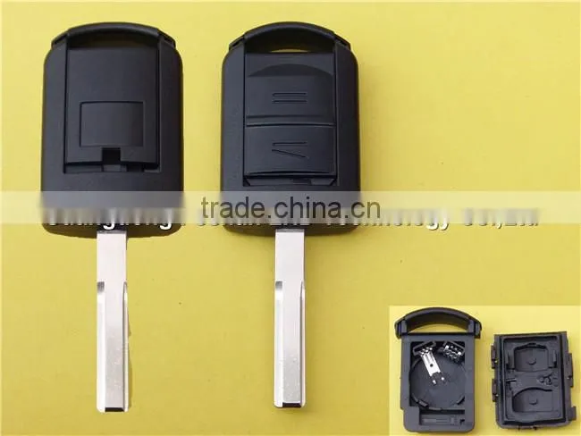 Keyless 2 buttons remote key case fob for Toyota car no logo