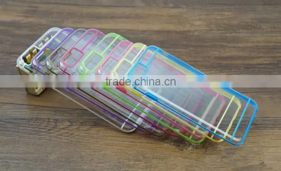 Wholesale colorful protective case transparent phone case for iphone