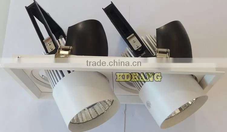 High Efficiency top quality 2*40w led track spot light