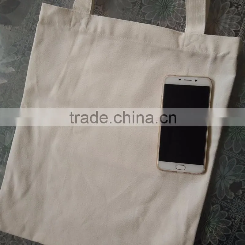 Fashionable canvas tote bag shopping bag with logo printed