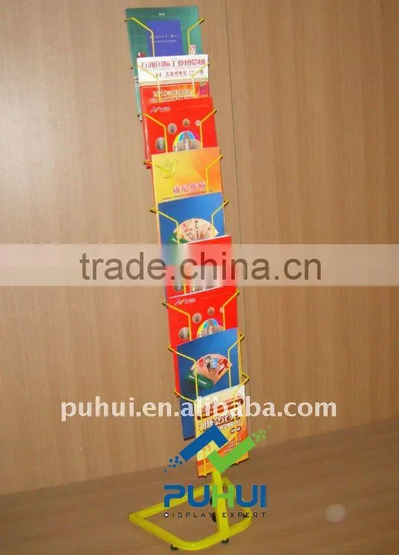 four sides book display rack