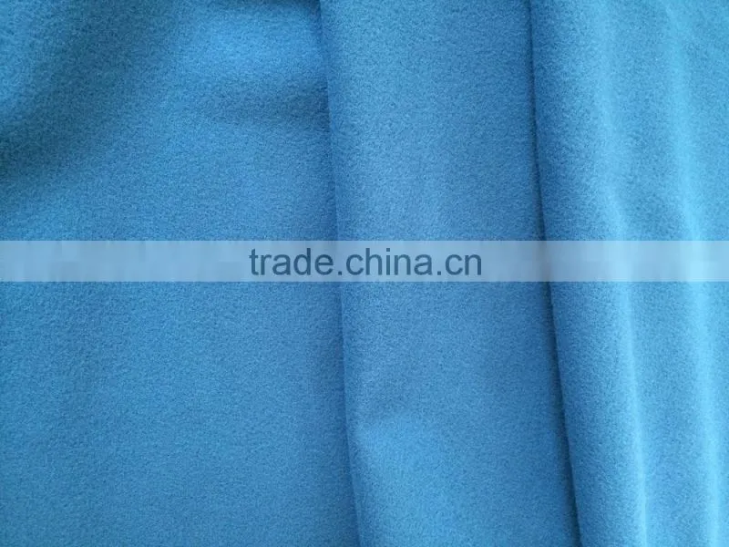 Solid color polyester knitted uniform fabric