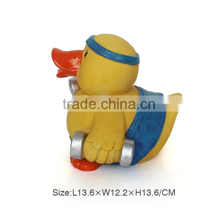 Yellow Rubber Duck Toy,Polyresin Yellow Duck Decoration,Minion Yellow Duck Ornament