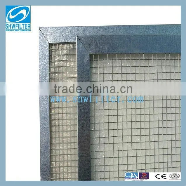 High temperature fiberglass hvac air filter