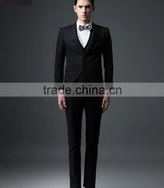 Fashion Checked Wedding Party Dresses For Men