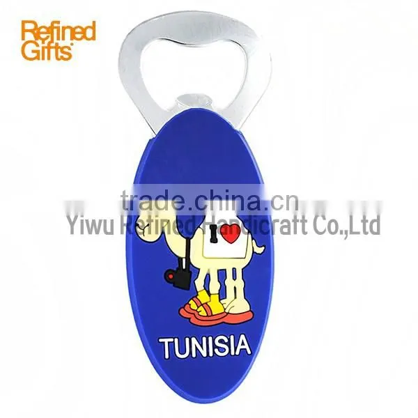 Menufacture Blue camel Bottle Opener Pvc Rubber Beer Tools
