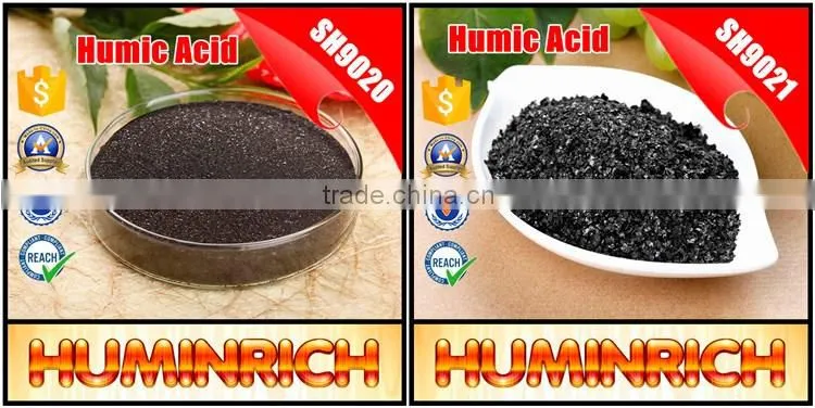 Huminrich Shneyang Water Soluble Increase Yield Powder Fertilizer Humic Acid From Leonardite