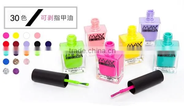 Easam new organic dark black China glaze nail polish with 30 colors for choosen