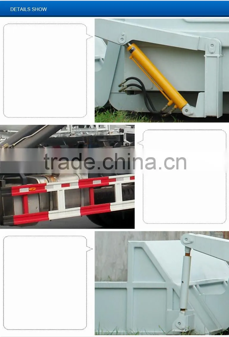 Horizontal Mobile Garbage Compressor and Transfer Station